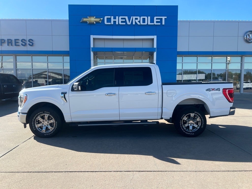 2021 Ford F-150 XL in White — front three-quarter view