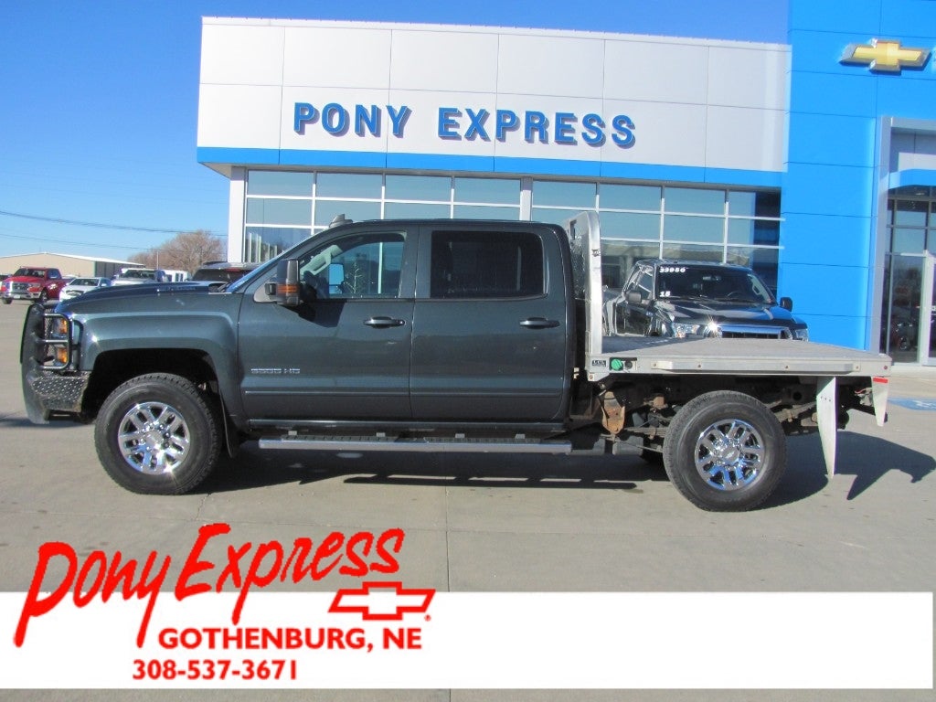 2018 Chevrolet Silverado 3500 HD LT in Graphite Metallic — front three-quarter view