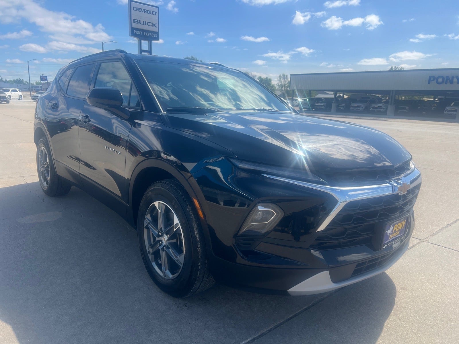 2025 Chevrolet Blazer — rear three-quarter view