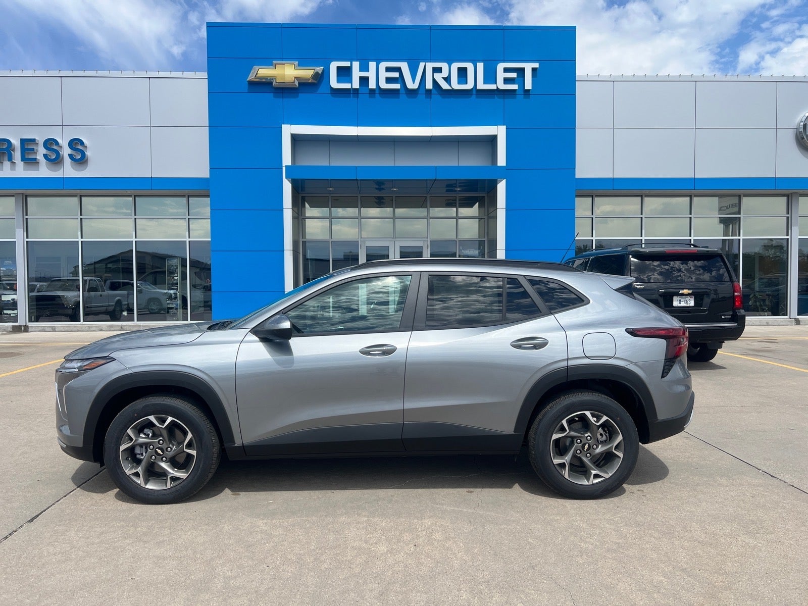 2026 Chevrolet Trax LT in Sterling Gray Metallic — front three-quarter view